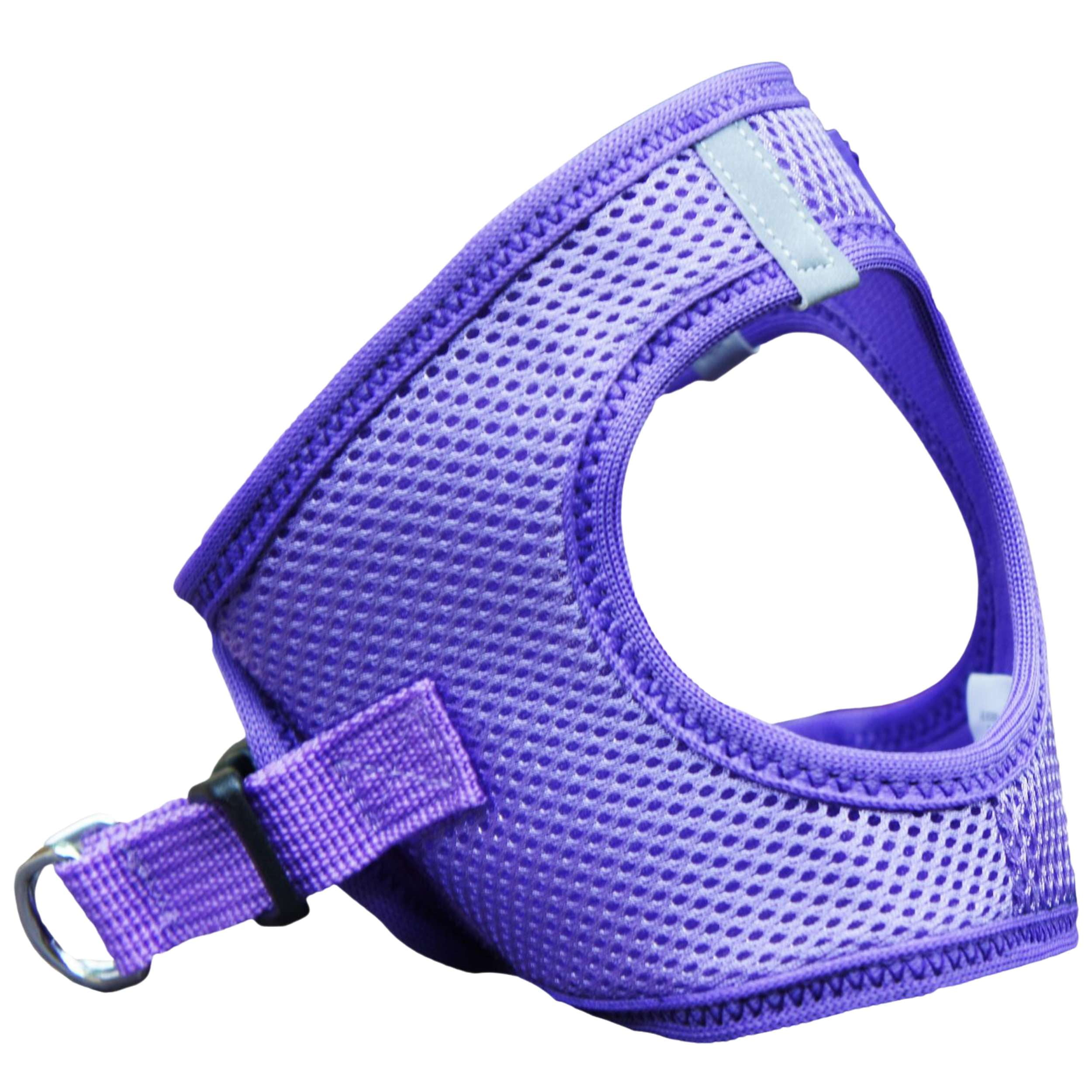 PAISLEY-PURPLE-CHOKE-FREE-MESH-DOG-HARNESS