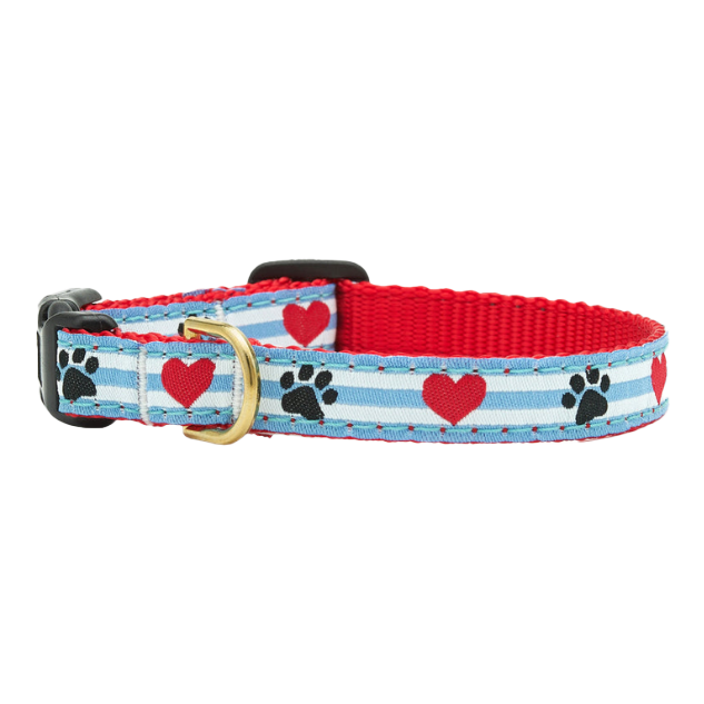 PAWPRINT-STRIPE-DOG-COLLAR-SMALL-BREED-TEACUP