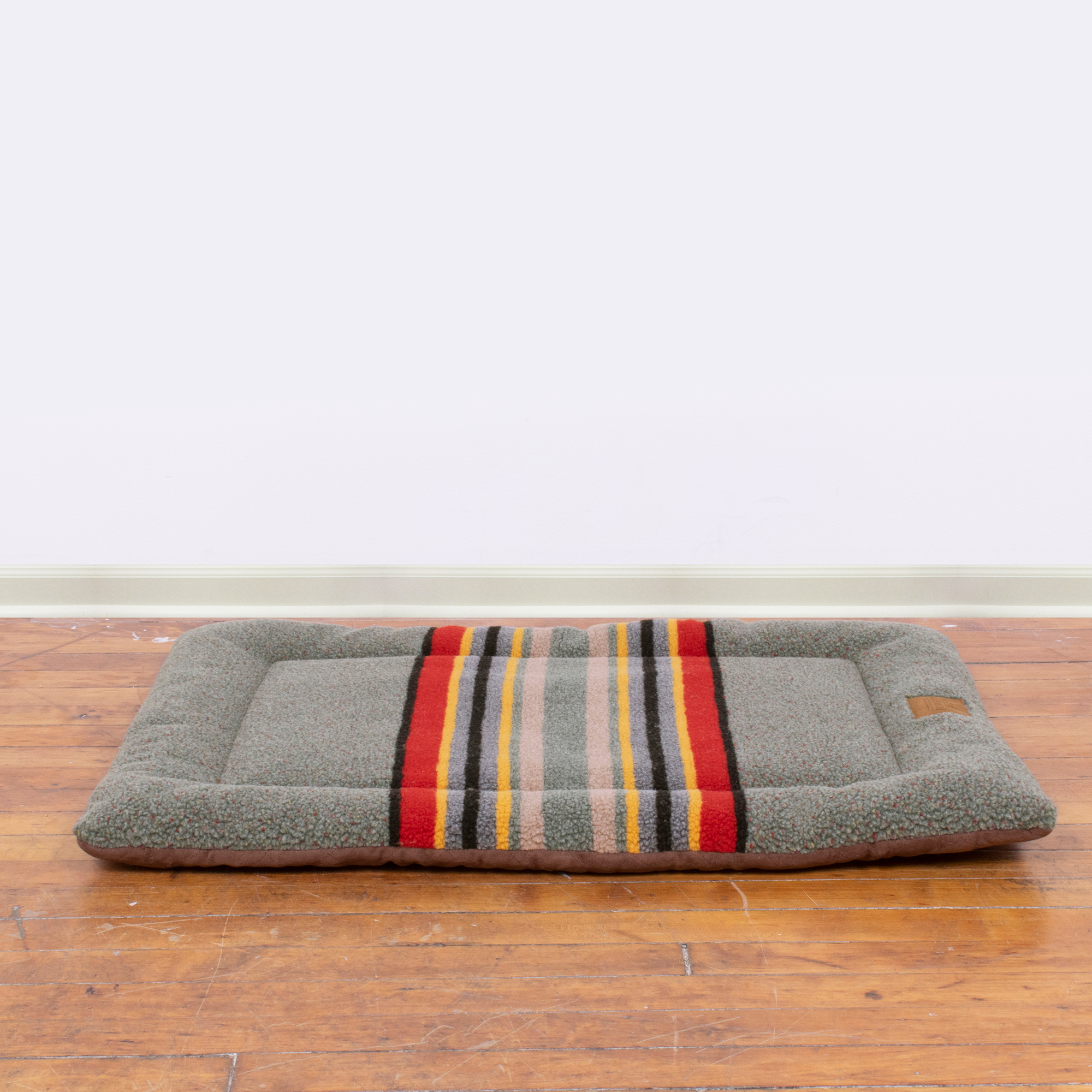 PENDLETON-DOG-BED-COMFORT-CUSHION-DOG-KENNEL-MAT-CRATE-HEATHER-GREEN-VINTAGE-CAMP