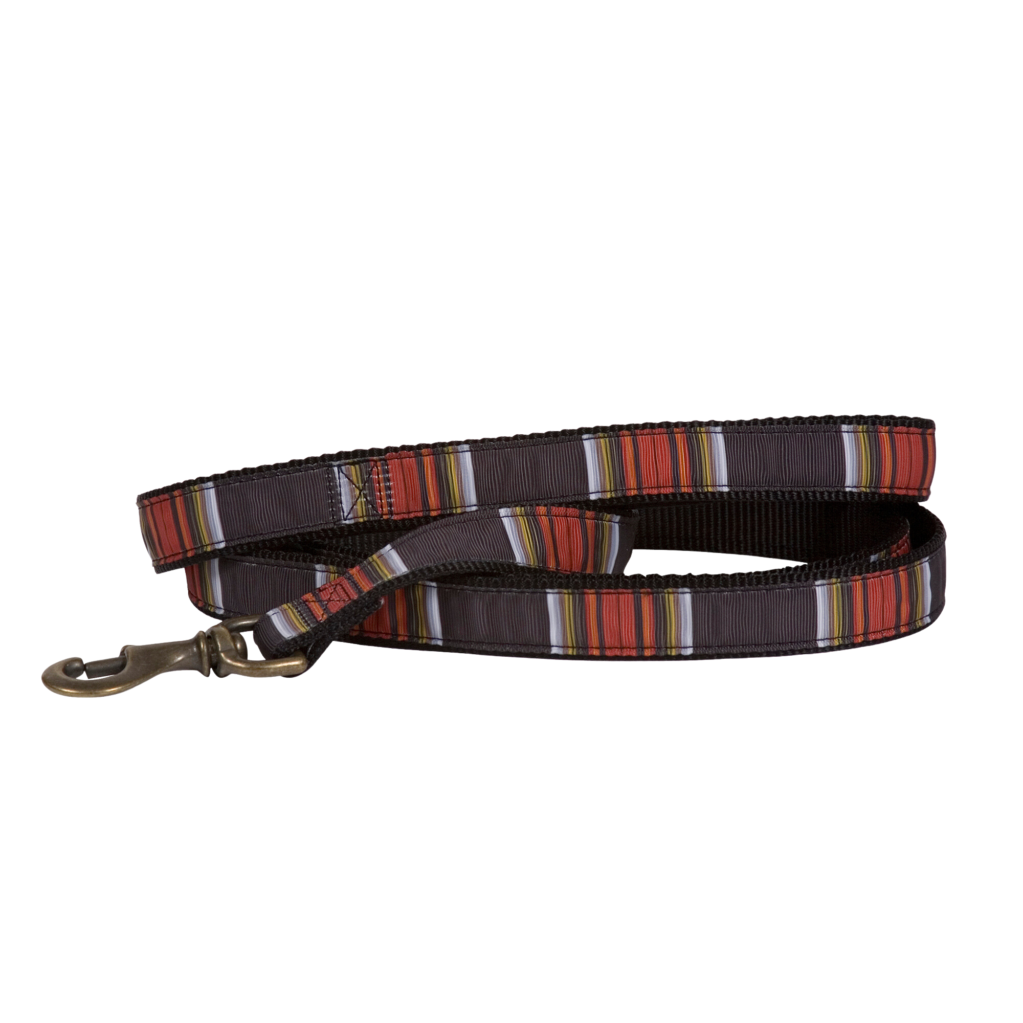 PENDLETON-DOG-COLLAR-LEASH-ACADIA-NATIONAL-PARK-BROWN-RED-ORANGE-WHITE