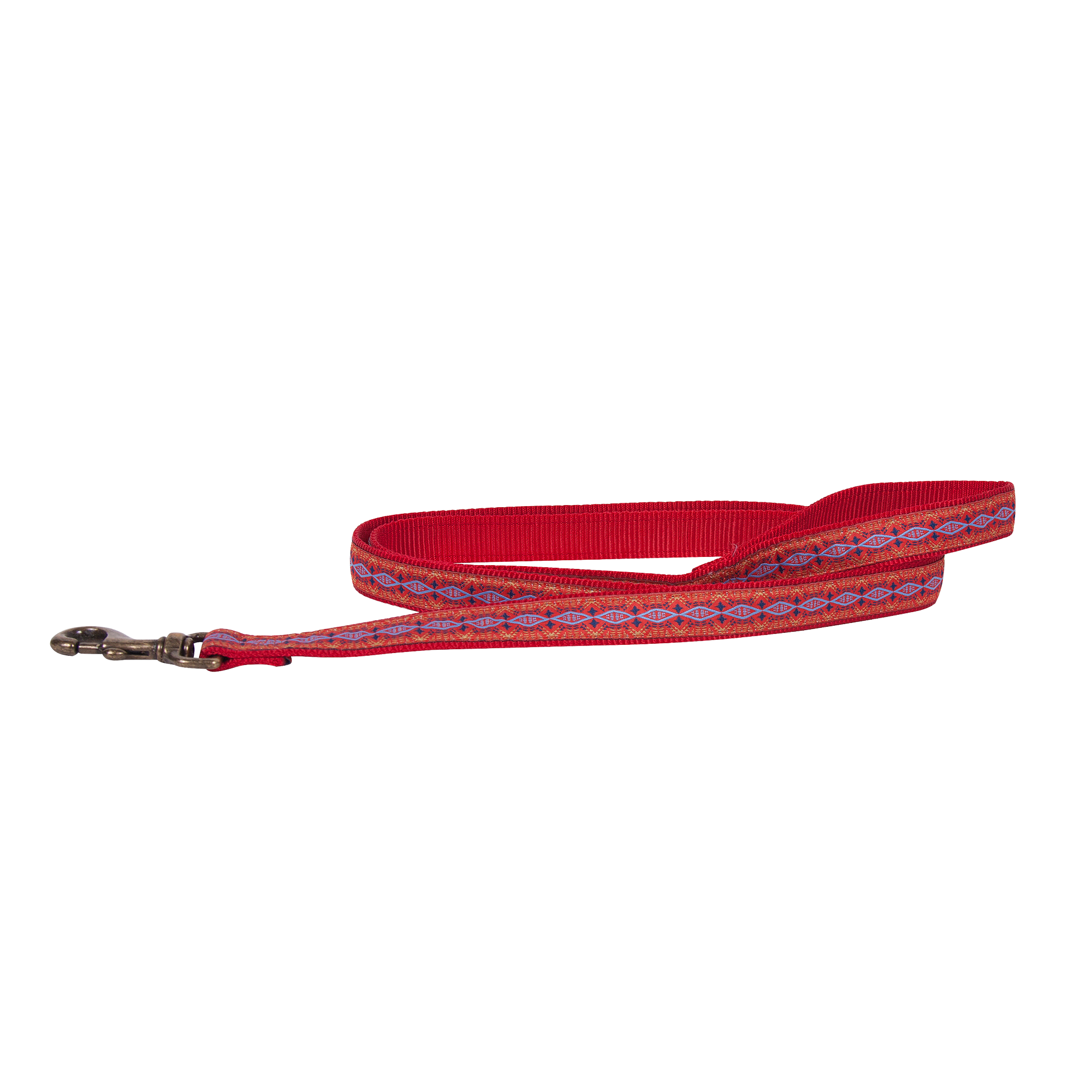 PENDLETON-DOG-COLLAR-LEASH-DIAMOND-RIVER-SCARLET-RED