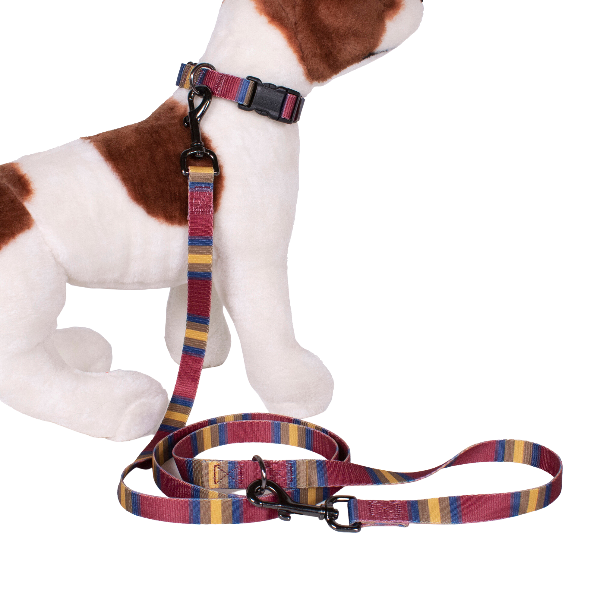 PENDLETON-DOG-COLLAR-LEASH-RED-YELLOW-BLUE-ZION-NATIONAL-PARK