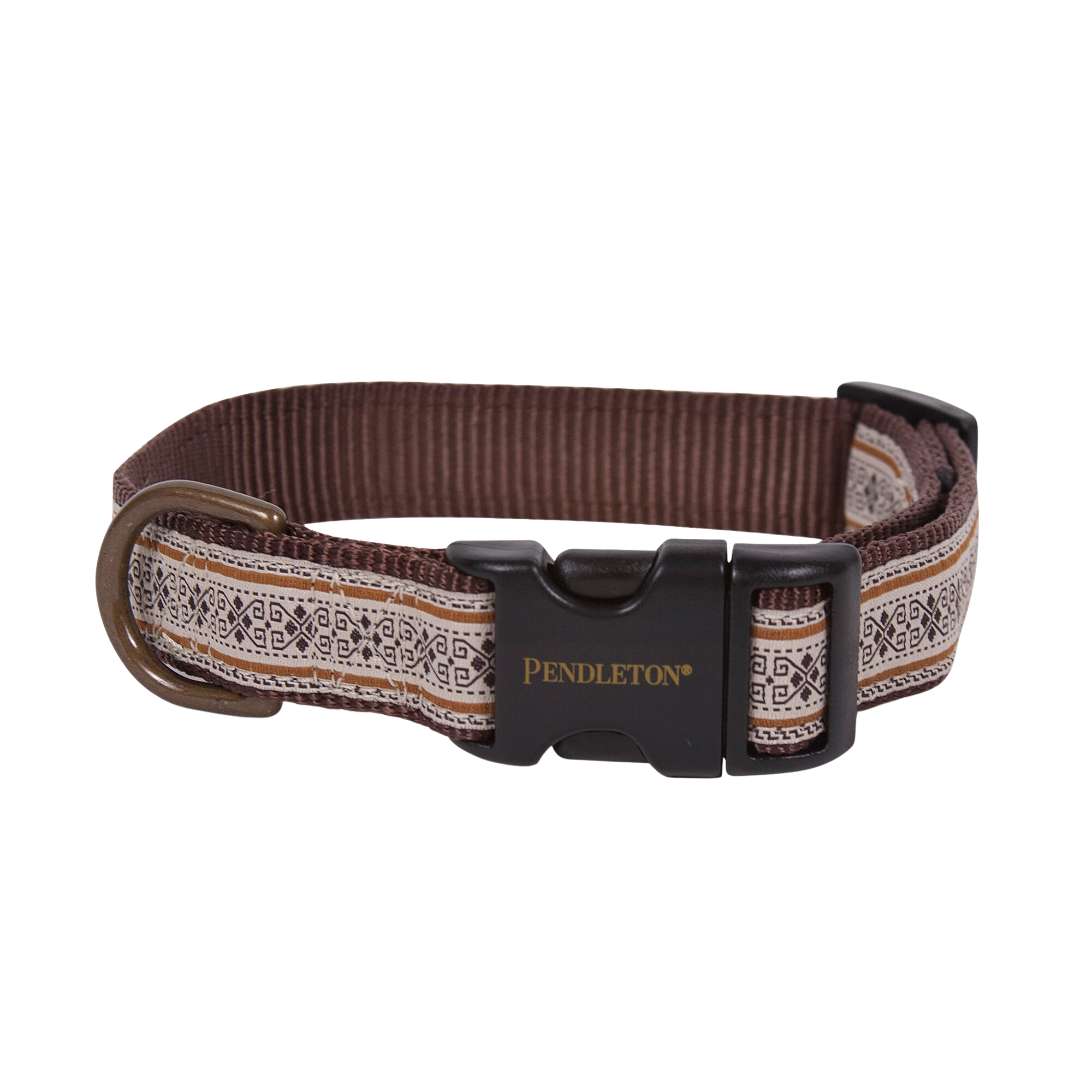 PENDLETON-DOG-COLLAR-LEASH-WESTERLEY-CLASSICS-BROWN