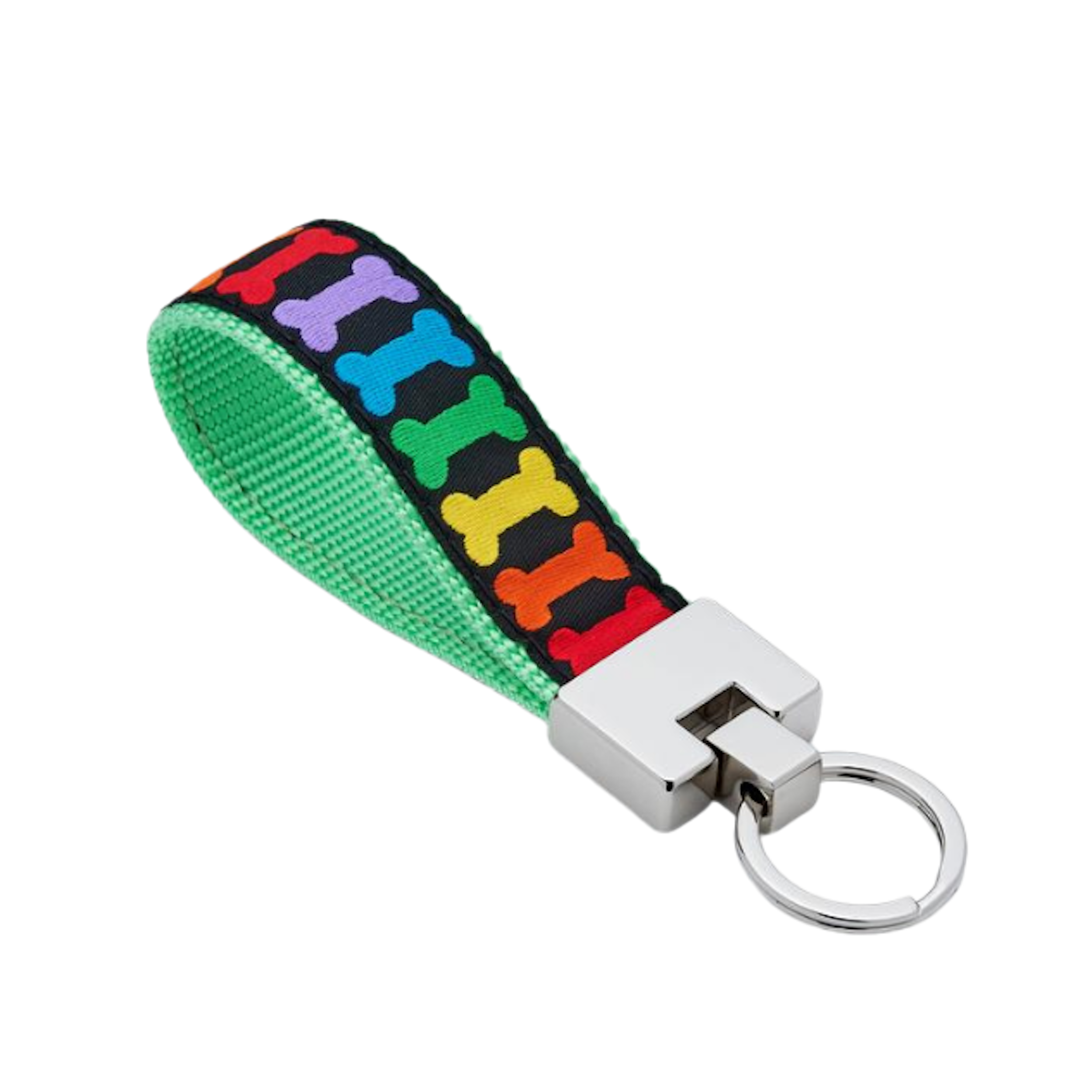 RAINBONES-DOG-KEY-RING