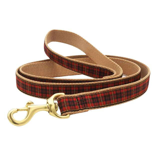 red-plaid-dog-leash