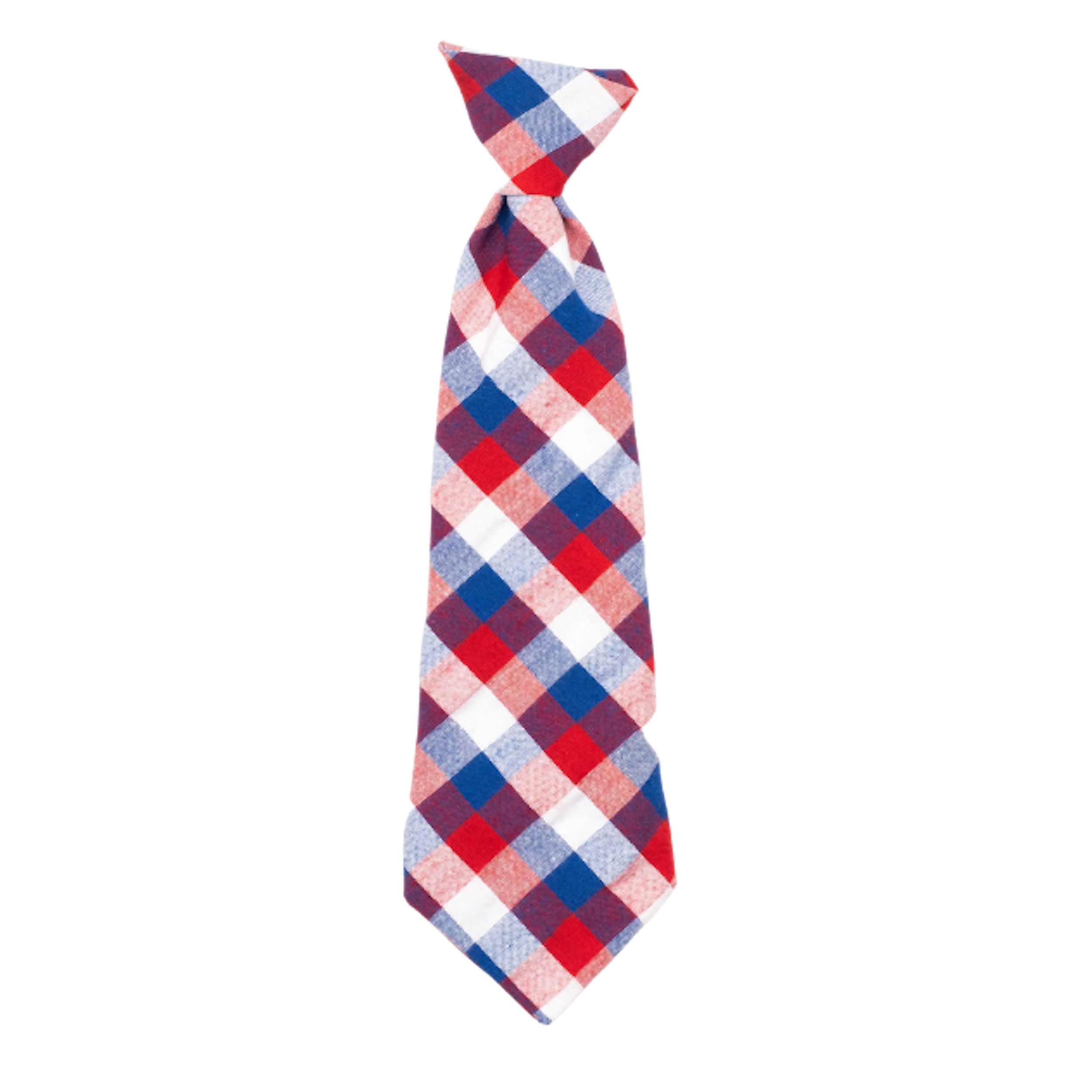 RED-WHITE-AND-BLUE-CHECK-DOG-NECK-TIE