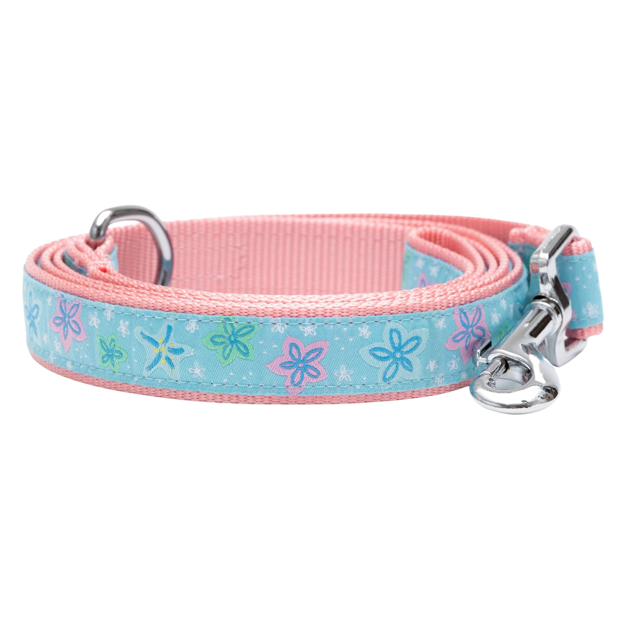 STARFISH-FLORAL-DOG-LEASH