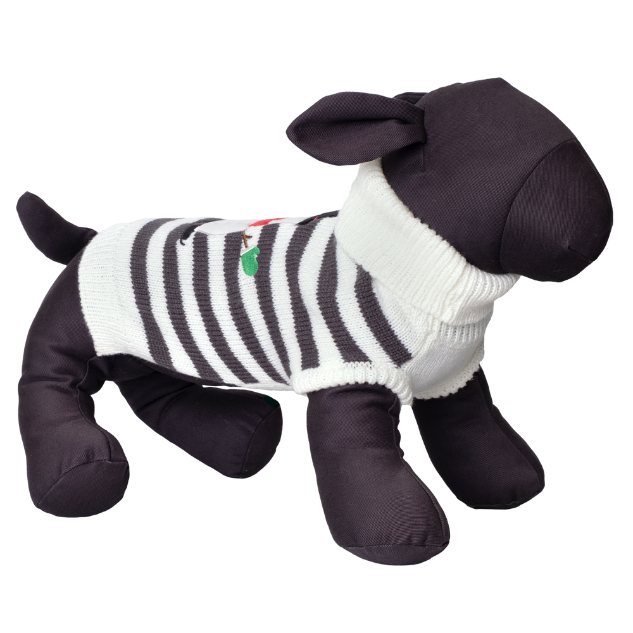 STRIPED-SNOWMAN-DOG-SWEATER