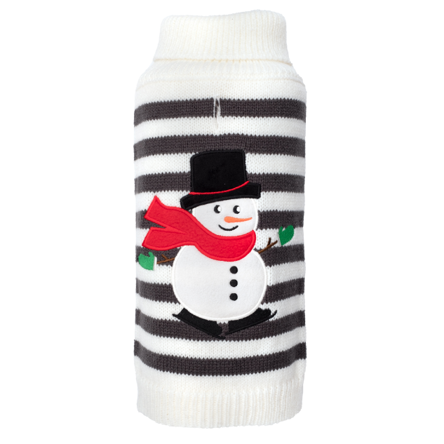 STRIPED-SNOWMAN-DOG-SWEATER