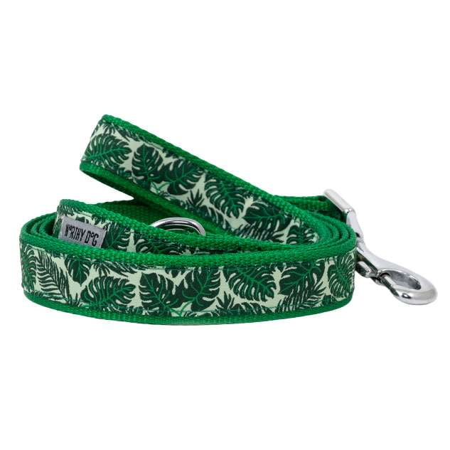 tropical-leaves-dog-leash